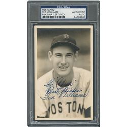 Ted Williams Signed Photograph