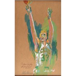 LeRoy Neiman Original Painting of Larry Bird