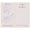 Image 1 : Rocky Marciano Signed Compliments Card