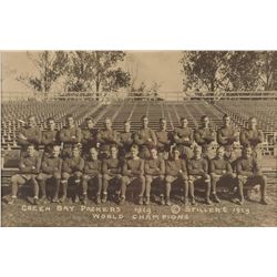 Green Bay Packers 1929 Championship Team Photograph