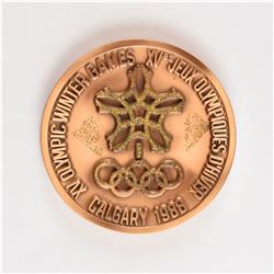 Calgary 1988 Winter Olympics Bronze Participation Medal
