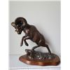 Image 1 : Rocky mountain bighorn bronze created by former RMBS BOD, Tom Shankster.