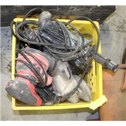 CRATE OF POWER TOOLS