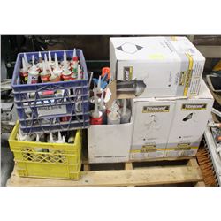 PALLET OF ASSORTED INCLUDING TITEBOND AND LEPAGE,