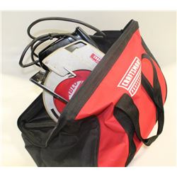 CRAFTSMAN 7" CIRCULAR SAW WITH THREE EXTRA BLADES.