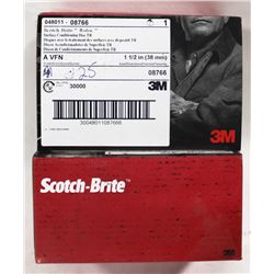 2 BOXES OF SCOTCH BRITE 3M SURFACE CONDITIONING