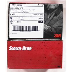 2 BOXES OF SCOTCH BRITE 3M SURFACE CONDITIONING