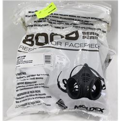 LOT OF 3 MOLDEX 8000 SERIES RESPIRATOR FACE PIECE