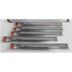 BOX OF 5 CARBIDE BAHCO 3TPI BLADES