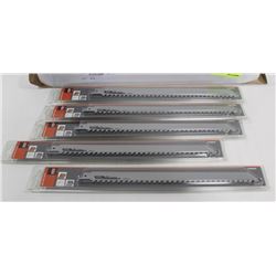 BOX OF 5 CARBIDE BAHCO 3TPI BLADES