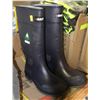 Image 1 : PAIR OF NEW BAFFIN STEEL TOE RUBBER BOOTS SIZE 9