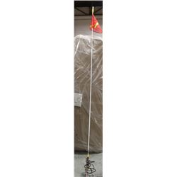 TRUCK SAFETY WHIP 8FT WITH BULB MOUNTED WITH COIL