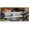 Image 1 : FLAT WITH TRIPOD & SURVEYING EQUIPMENT PARTS