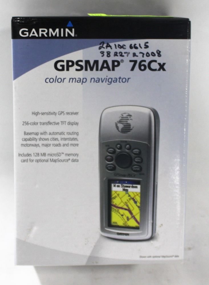 GARMIN GPS MAP 76 CX (HAND HELD) BASE MAPSROADS