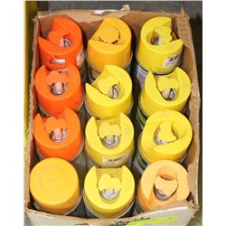 15 NEW CANS OF YELLOW MARKING PAINT