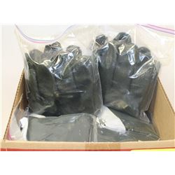 BOX OF 20 RUBBERIZED WORK GLOVES