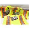 Image 1 : LOT OF 3 HIVIS JACKET & BIB PANTS SIZE XL
