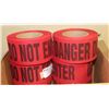 Image 1 : CASE OF 8 ROLLS 3" X 46 YARDS RED/BLACK DO NOT