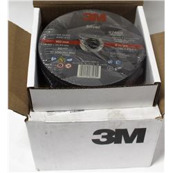 CASE OF 50 - 3M SILVER CUTOFF WHEEL T1, 60 GRADE