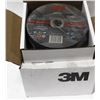 Image 1 : CASE OF 50 - 3M SILVER CUTOFF WHEEL T1, 60 GRADE