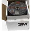 Image 1 : CASE OF 50 - 3M SILVER CUTOFF WHEEL T1, 60 GRADE