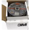 Image 1 : CASE OF 50 - 3M SILVER CUTOFF WHEEL T1, 60 GRADE
