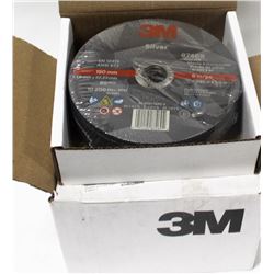 CASE OF 50 - 3M SILVER CUTOFF WHEEL T1, 60 GRADE