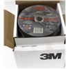 Image 1 : CASE OF 50 - 3M SILVER CUTOFF WHEEL T1, 60 GRADE