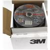 Image 1 : CASE OF 50 - 3M SILVER CUTOFF WHEEL T1, 60 GRADE