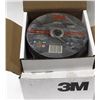 Image 1 : CASE OF 50 - 3M SILVER CUTOFF WHEEL T1, 60 GRADE