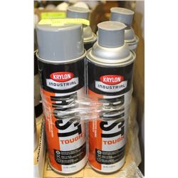 4 CANS OF KRYLON RUST TOUGH ENAMEL