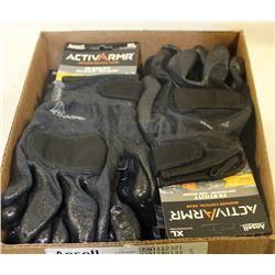 CASE OF 12 ANSELL SIZE XL FR UTILITY WORK GLOVES