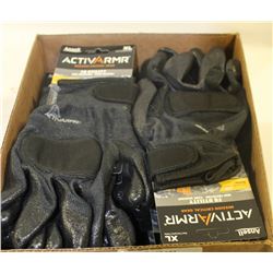 CASE OF 12 ANSELL SIZE XL FR UTILITY WORK GLOVES