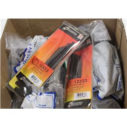 BOX OF COUPLINGS, FITTINGS, ALLAN KEYS AND MORE