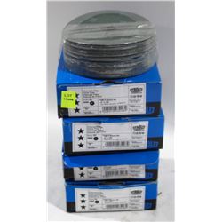 3 BOXES OF FIBER DISCS SHAPE 80, 5"X7/8",