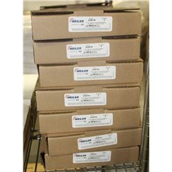 LOT OF 7 WHEILER 6-1/2" NARROW CRIMPED WIRE