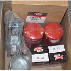 BOX OF BALWIN FILTERS AND MORE