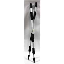 LOT OF TWO 36-60" TELESCOPIC POLE WITH ON/OFF
