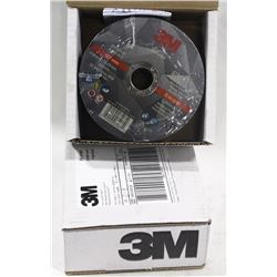 CASE OF 50 - 3M SILVER 5" CUT OFF DISCS