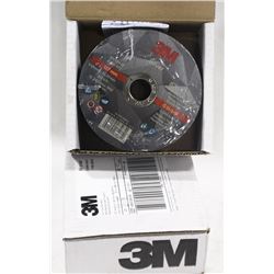 CASE OF 50 - 3M SILVER 5" CUT OFF DISCS