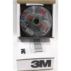 CASE OF 50 - 3M SILVER 5" CUT OFF DISCS