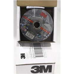 CASE OF 50 - 3M SILVER 5" CUT OFF DISCS