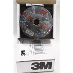 CASE OF 50 - 3M SILVER 5" CUT OFF DISCS