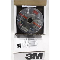 CASE OF 50 - 3M SILVER 5" CUT OFF DISCS