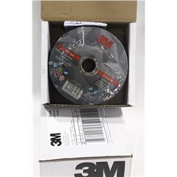 CASE OF 50 - 3M SILVER 5" CUT OFF DISCS
