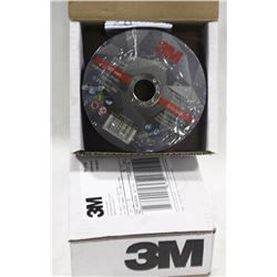 CASE OF 50 - 3M SILVER 5" CUT OFF DISCS