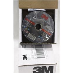 CASE OF 50 - 3M SILVER 5" CUT OFF DISCS