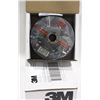 Image 1 : CASE OF 50 - 3M SILVER 5" CUT OFF DISCS