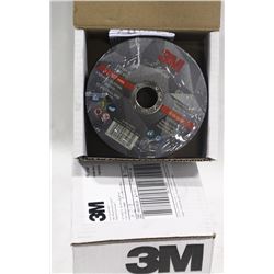 CASE OF 50 - 3M SILVER 5" CUT OFF DISCS