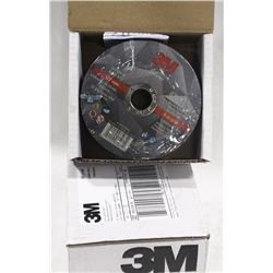 CASE OF 50 - 3M SILVER 5" CUT OFF DISCS